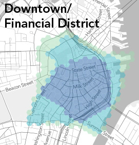 ボストンのダウンタウン